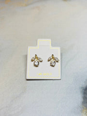 14K Real Gold Cherry Screw Back Earrings.