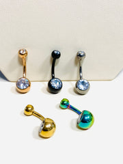 14G Basic Non Dangle Belly Rings. Belly Button Rings. Navel Rings. Body Jewelry