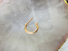 16G Plain Rose Gold Septum Clicker Ring. Septum Piercing. Septum Jewelry. Nose Ring.