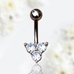 14G Silver Dainty Simple Minimalist Belly Button Ring