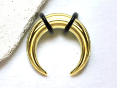 14G Gold Septum Pincher Ring Septum Stretcher Septum Hoop