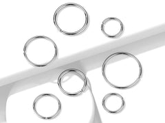 Implant Grade Titanium 18G 20G Bendable Hoop for Nose, Tragus, Cartilage, Daith, Conch. Multipurpose Titanium Hoop