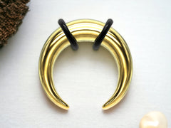 14G Gold Septum Pincher Ring Septum Stretcher Septum Hoop